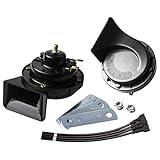 FARBIN Hörner Loud Truck Dual-Tone Air Horn Wasserdichte Zug Horn Kit für LKW Auto Motorrad Boot...