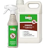 Envira Spinnen-Spray - Anti-Spinnen-Mittel Mit Langzeitwirkung - Geruchlos & Auf Wasserbasis - 500...