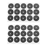 Hohopeti Billardtisch Markierungsaufkleber Schwarz Selbstklebende Snooker Punkte aus...