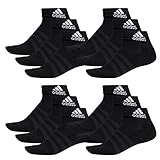 adidas Ankle/Quarter Socken Unisex Kurzsocke Knöchelsocke 12 Paar, Farbe:Black, Socken &...