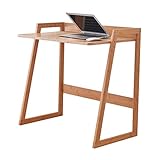 Simple Home Office Student Study Schminktisch, Holzfarbe, einfach zu montieren, 80 x 50 x 80,5 cm