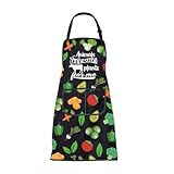 BNQL Vegane Schürze, veganes Geschenk, lustige vegane Geschenke, vegane Kochschürze, vegetarische...