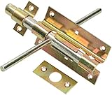 KOTARBAU® Bolzenriegel Riegel 150/16 Schlossriegel Beidseitig Verzinkt Gelb Metall Torriegel...