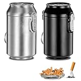 2 Stück Taschenaschenbecher für Unterwegs: 5.8 * 4cm Aschenbecher Geruchsdicht to Go mit Deckel...