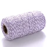 Schnur 100M 2mm Colorful Cord Cotton Rope Twine Thread String Wedding Crafts DIY Handmade Sewing...