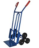 Trestles Profi Sackkarre Treppensteiger S01HS blau 250kg Sackkarren Sackkarre Vollgummireifen...