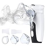 Inhalator Vernebler Inhaliergeräte für Erwachsene, Leise Ultraschall Inhalationsgerät Kinder,...