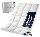 Bettdecke 135x200 | Daunendecke | warme Winterdecke | 100% sibirische Daunen | Daunenbett |...