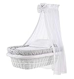 Stoffset 8-teilig mit Matratze von WALDIN für Stubenwagen, XXL, Bollerwagen,KEIN STUBENWAGEN, 5...