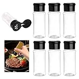8 Stück Gewürzbehälter Kunststoff Klein, 100 ml Gewürzdosen Plastik Klein, 10.3 x 4 cm...