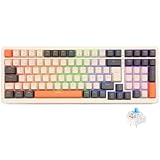 Rii Mechanische Tastatur Kabellos, Gaming Tastatur Bluetooth, Bluetooth Tastatur Gaming Keyboard,...