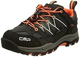 CMP Rigel Low Trekking Wp Walking Shoe, Antracite-Flash Orange, 39 EU, 3Q54554J