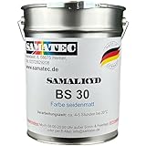 SAMATEC Wandfarbe Sockelfarbe Fassadenfarbe Außenfarbe für Balkon & Terrasse - SamaLkyd BS30...