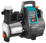 Gardena Premium Hauswasserautomat 6000/6E LCD Inox: Hauswasserpumpe mit 6000 l/h Fördermenge, 1300...