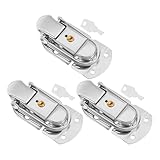 UKCOCO 3 Stück Kompakte Metall Kofferverschlüsse mit Schlüsselschloss Robuste Roadcase Schlösser...