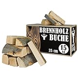 Buche Brennholz Kaminholz 15-90 kg für Kamin und Ofen Kaminofen Feuerschale Grill Feuerholz Holz...