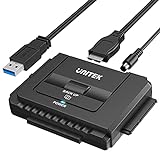 Unitek USB 3.0 zu IDE und SATA Converter Externes Festplattenadapter-Kit für Universal 2.5/3.5...