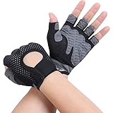 flintronic Fitness Handschuhe, Atmungsaktive Trainingshandschuhe mit Mikrofasergewebe, Rutschfester...