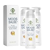Moossalbe Plus – Mooscreme gegen Falten (1 Tiegel je 100 ml) – Moos Salbe Gegen Falten Gesicht,...