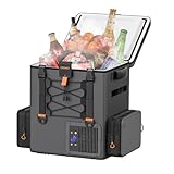 Litheli FrozenPack Akku Kühlbox elektrisch Auto Kühlbox 20L, 12/24V DC 100-240V AC...