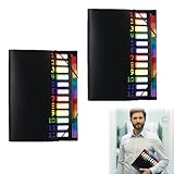 Dokumententasche A4 Mit 12 Fächer,Ordner Organizer,DokumentenmappeA4,Tragbar Fächermappe mit 12...