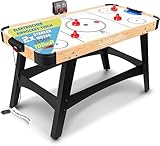 SereneLife Airhockey Tisch mit Luft – Air Hockey Spieltisch ideal als Gamer Tisch – Tischhockey...