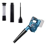 Bosch Professional 18V System Akku Gebläse GBL 18V-120 (inkl. 4x Aufsätze, Standarddüse,...