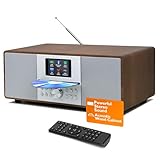 MangoKit MS4+ CD Player DAB Radio HiFi System I Bluetooth I Stereoanlage Kompaktanlage I Akustisches...