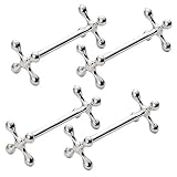 Hopbucan 4 StüCk Legierung EssstäBchen StüTze StäNder Gabeln Messer Halter Rack StäNder Metall...