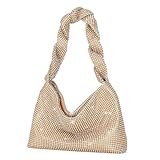 UBORSE Damen Abendtasche Clutch Glitzer Umhängetasche Klein Pailletten Handtasche Schultertasche...