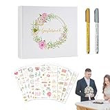 Goldenes Buch zur Hochzeit | Gästebuch Vintage | Hochzeitsalbum | Unterschrift zur Zeremonie...
