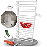 Vigo Elektrischer Badheizkörper 450W – Handtuchwärmer mit Stecker – TÜV-Zertifiziert – IP44...