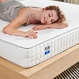 Coolux Sleep Kaltschaummatratze 120x200, Wendbare Matratze mit 2 in 1 Härtegrad H2 & H3, Höhe 16...