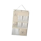 perfk Wandbehang-Aufbewahrungstasche, Wandtür-Aufhängetasche, Organizer, große Dekorationstasche,...