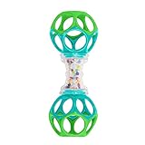 Bright Starts, Oball, Greifling Ball Rassel Spielzeug für unterwegs, Interaktives Babyspielzeug,...