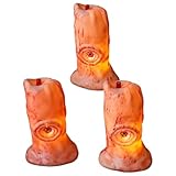 Renopfect Halloween Kerzenlichter | Blutauge LED Kerze Lampe | Rote Augapfel Deko Für Party Garten...