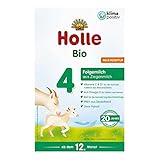 HOLLE BABYFOOD Bio Folgemilch 4, aus Ziegenmilch, 400g (3er Pack)