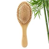 Bambus haarbürste, haarbürste holz, antistatisch, für Männer, Frauen und Kinder, für dickes...