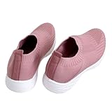 Garneck Atmungsaktive Leichte Sneakers Damen Frühling Herbst rutschfeste Sportschuhe mit Weicher...