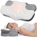 WellSync Nackenkissen Memory Foam – Orthopädisches Kopfkissen & Seitenschläferkissen,...