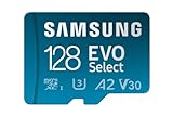 Samsung EVO Select (2024) microSD-Karte + SD-Adapter, 128 GB, Speicherkarte für Smartphone und...