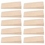 BESPORTBLE 10 Holzkeile für Stielbefestigung und Axtreparatur Zugeschnittene Keile für Sichere...