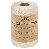 Vivifying 200m Bäcker Bindfäden, 3-lagig Baumwoll-Garn für die Küche, lebensmittelunbedenklich....