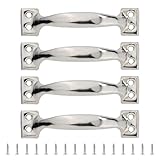 ZYMIADOU 4 Stück Torgriffe Bows-Shaped Garagentorgriff Metallgriffe für Kleiderschränke Schränke...