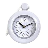 Wasserdichte Badezimmer-Duschuhr, Badezimmer-Uhr, hängende Uhr, Schlafzimmer, Doppelnutzung,...