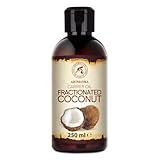 Fraktioniertes Kokosöl 250ml - Cocos Nucifera Oil - Reines & Natürliches Coconut Öl - Basisöl -...
