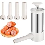 Sporgo Wurstfüller: Wurstfüllmaschine Edelstahl Manuell Wurstmaschine, Wurstpress mit 4...