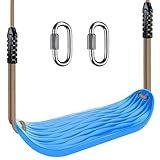 SELEWARE Garden Games Schaukelsitz aus robustem Set mit 2,04 m langem verstellbarem Seil und 2...