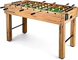 Tischkicker Wooden Outtec – Kickertisch für Erwachsene, klappbar, mit teleskopischen Führungen,...