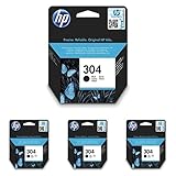 HP 304 (N9K06AE) Original Druckerpatrone Schwarz Deskjet Envy, 4er Pack